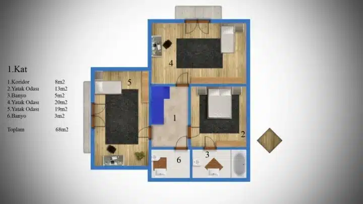 celik-ev-170-metre-kare-birinci-kat-plani