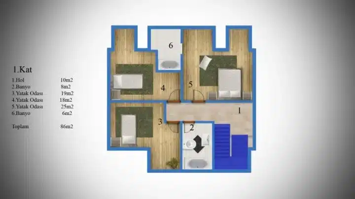 celik-ev-176-metre-kare-birinci-kat-plani