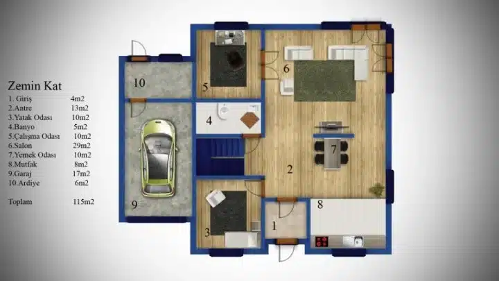 celik-ev-194-metre-kare-zemin-kat-plani