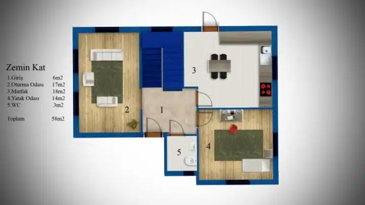 celik-ev-95-metre-kare-zemin-kat-plani