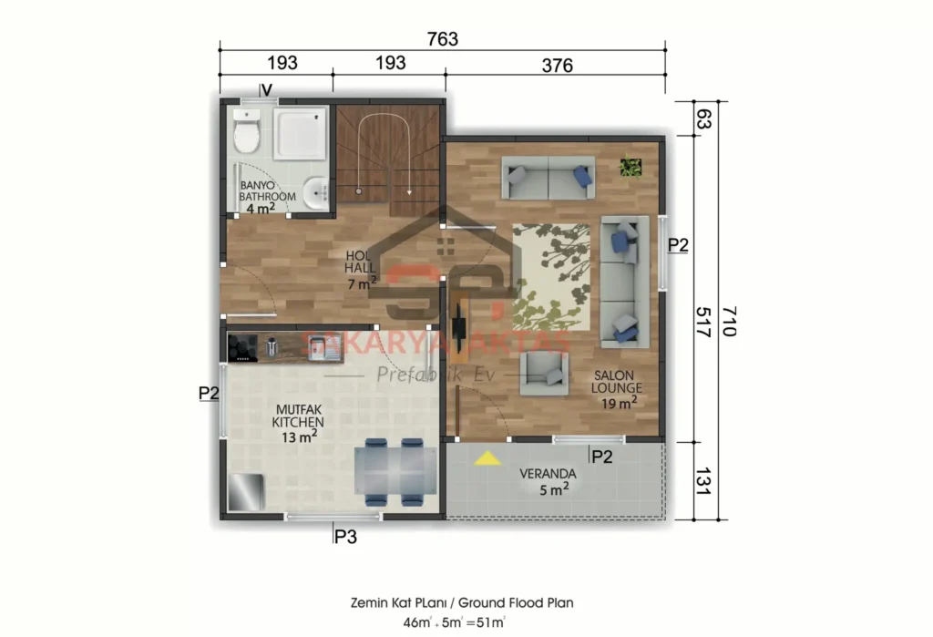 cift-katli-prefabrik-ev-uc-arti-bir-105-metre-kare-zemin-kat-plani