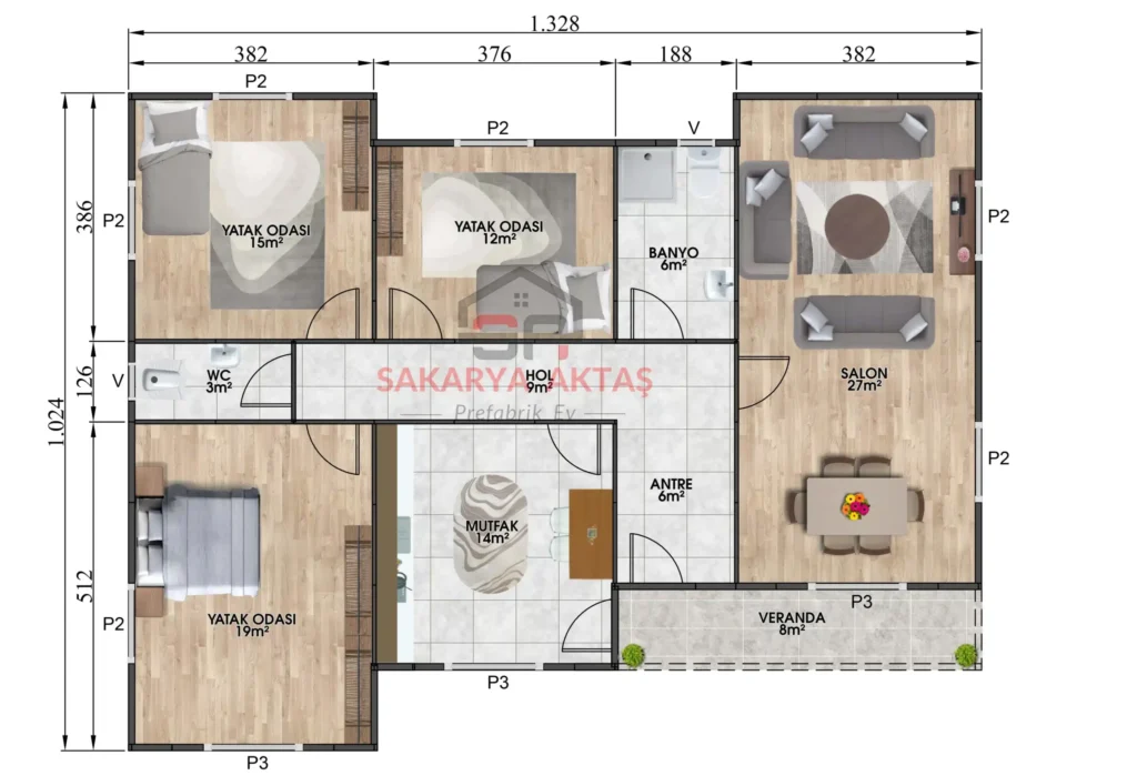 tek-katli-prefabrik-ev-uc-arti-bir-121-metre-kare-plan